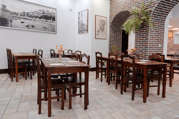 Interior do restaurante